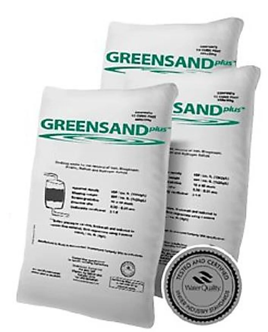 Фасувальні мішки GreensandPlus 0,5 ft³ із печаткою сертифікації WQA